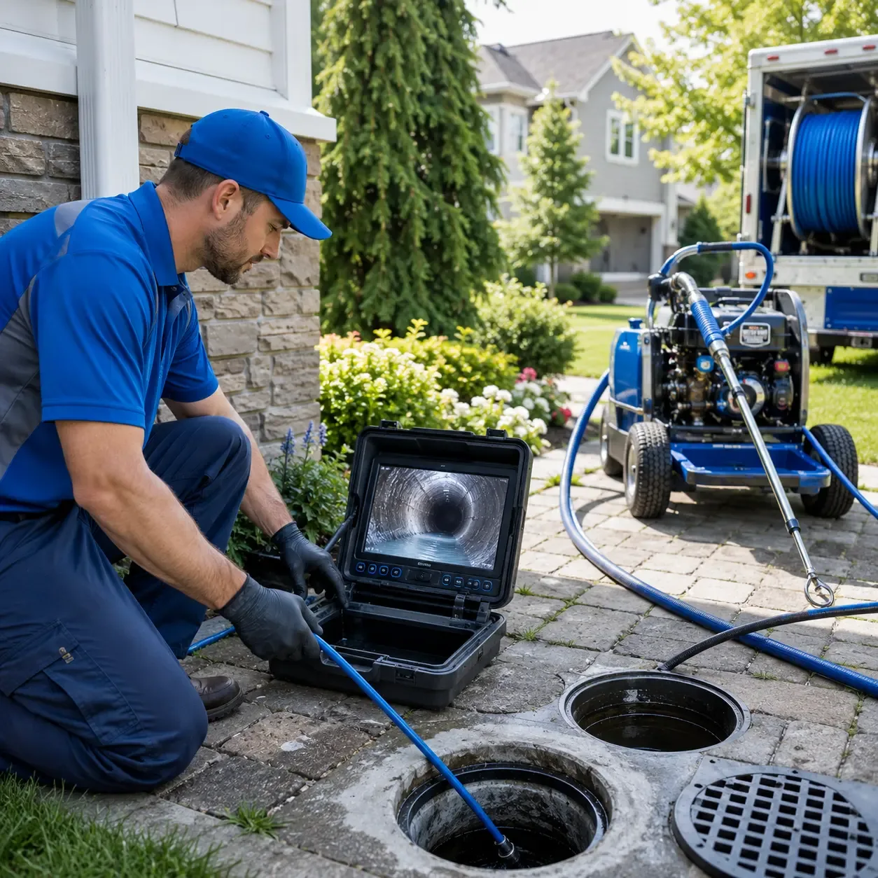 Outdoor drain cleaning professionals serving Mount Sidney, VA